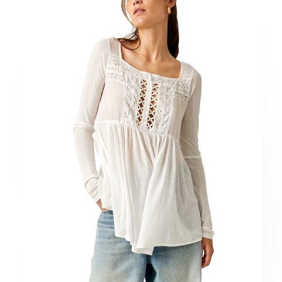 Free People Pretty Please Tunic Top - Picture 5 of 13